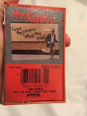 The Kinks - Give The People What They Want (1981 Cassette) Arista Ray Davies